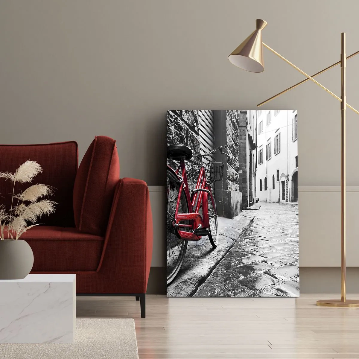 Bild auf Leinwand - Leinwandbild - Wahre Schönheit wird nicht alt - 55x100 cm