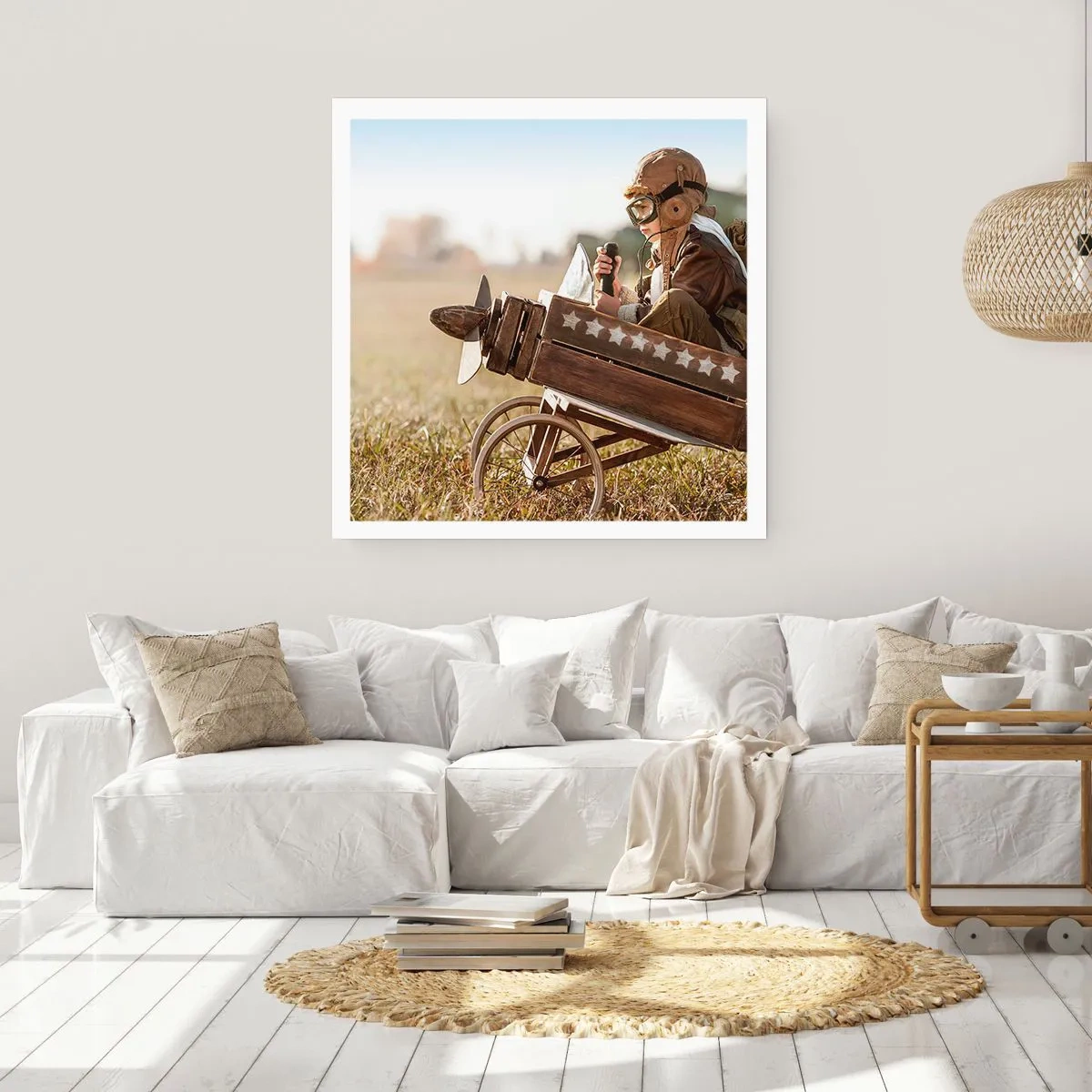 Poster - Start in Richtung eines Traums - 30x30 cm