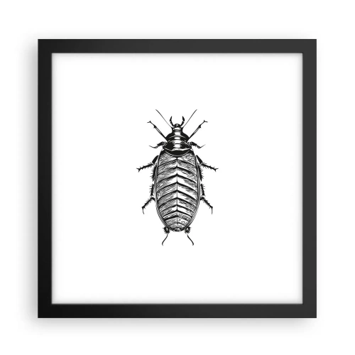 Poster in einem schwarzem Rahmen - Was für ein Exemplar! - 30x30 cm