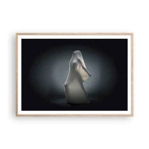 Poster in einem Rahmen aus heller Eiche - Versteckte Wünsche - 100x70 cm