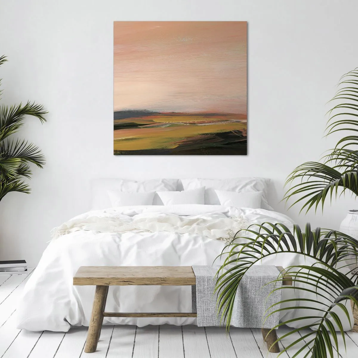 Bild auf Leinwand - Leinwandbild - In Rosatönen - 60x60 cm