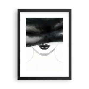 Poster in einem schwarzem Rahmen - Ein sinnliches Geheimnis - 30x40 cm