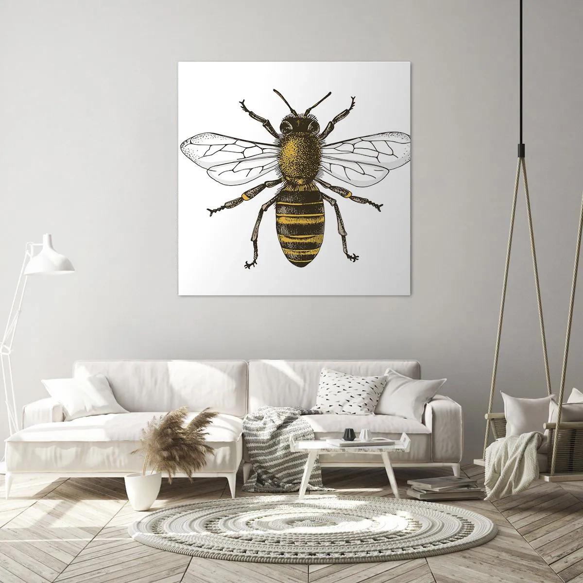 Bild auf Leinwand - Leinwandbild - Schön und gut - 50x50 cm