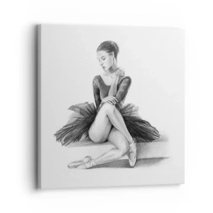 Bild auf Leinwand - Leinwandbild - Vom Tanz verzaubert - 30x30 cm