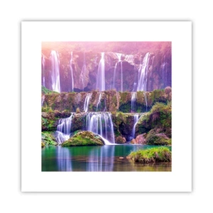 Poster - Treppe zum Himmel - 30x30 cm