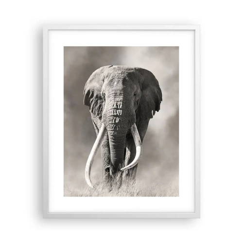 Poster in einem weißen Rahmen - Afrikanischer Patriarch - 40x50 cm