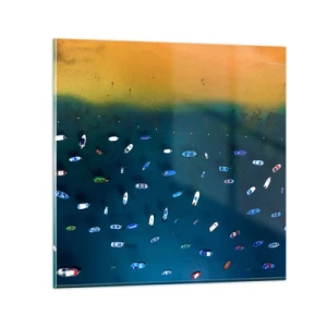 Glasbild - Bild auf glas - Feiertagsspiel - 30x30 cm