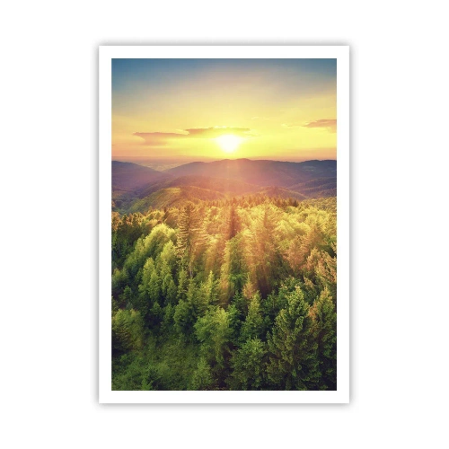 Poster - Scheitelpunkte und Spitzen - 70x100 cm