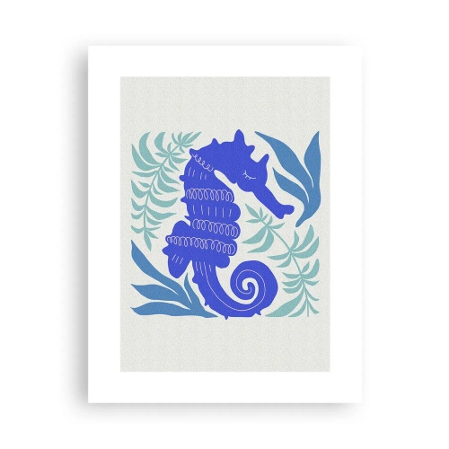 Poster - Auf einer Unterwasserwiese - 30x40 cm