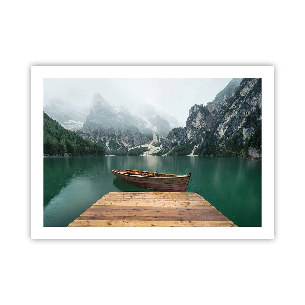 Poster - Und die stolzen Felsen der Stirn - 70x50 cm