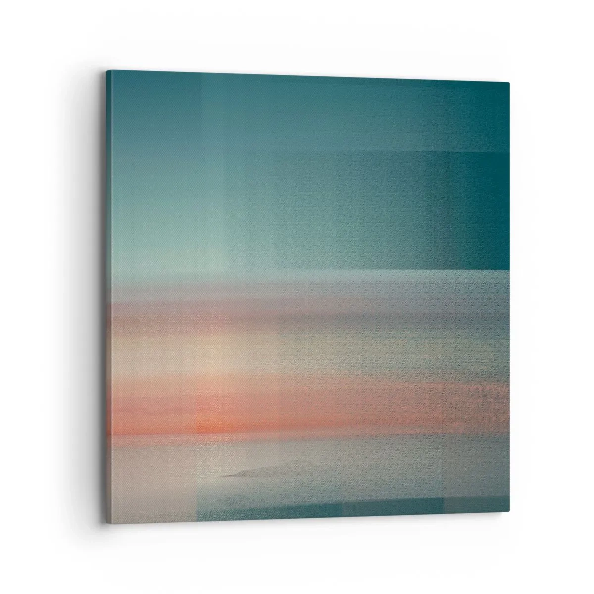 Bild auf Leinwand - Leinwandbild - Abstraktion: Lichtwellen - 70x70 cm