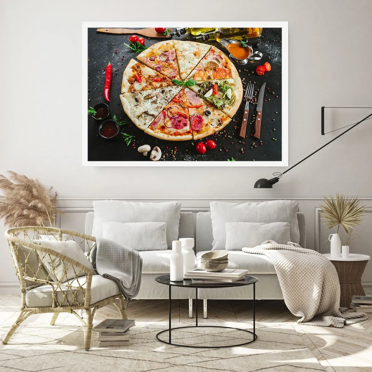 Poster - Eine Reihe von Geschmacksrichtungen - 50x40 cm