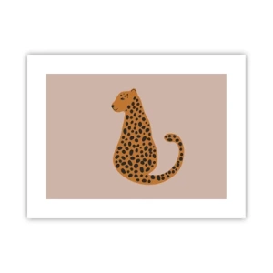 Poster - Leopardenmuster ist ein modisches Muster - 40x30 cm