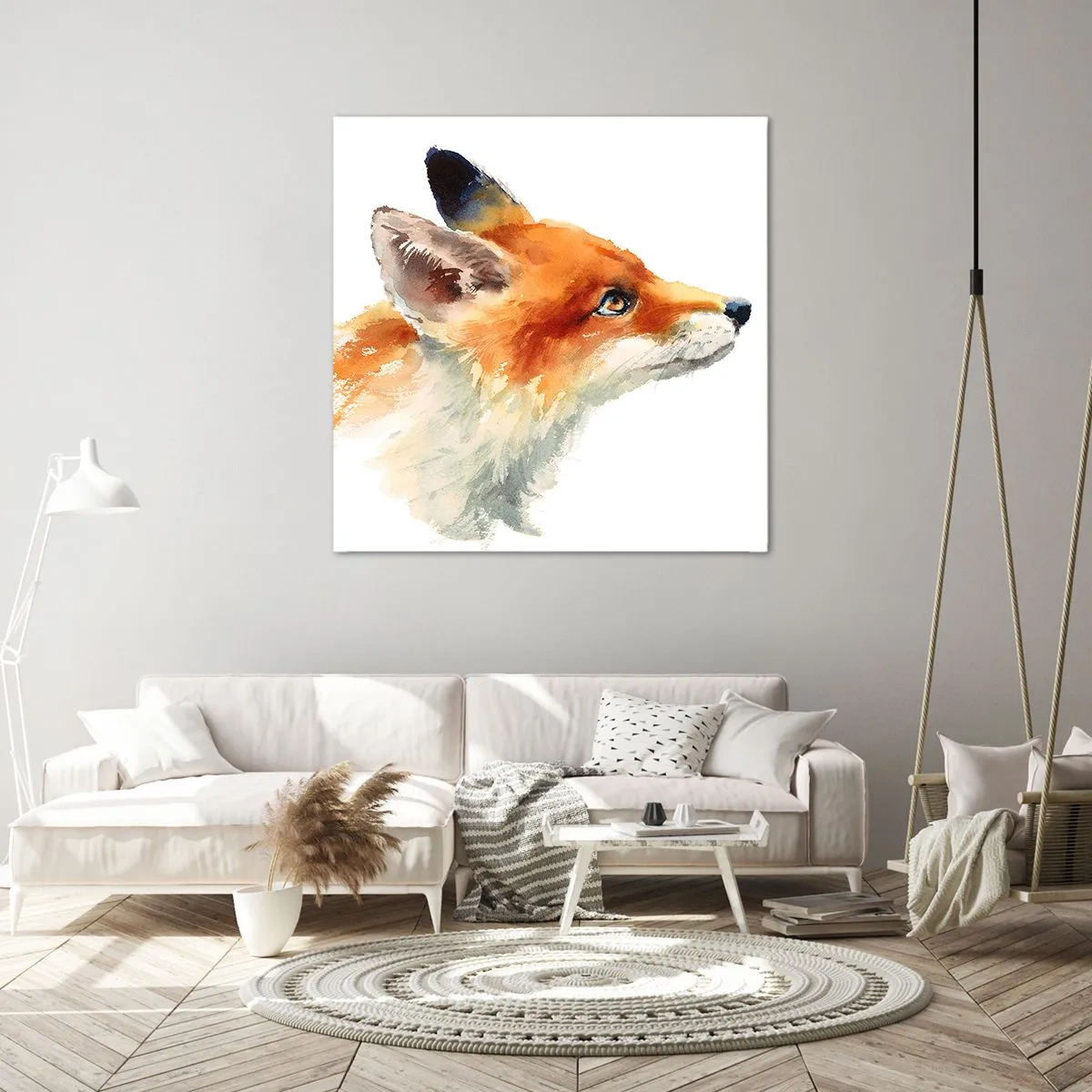 Bild auf Leinwand - Leinwandbild - Man kann nie vorsichtig genug sein - 70x70 cm