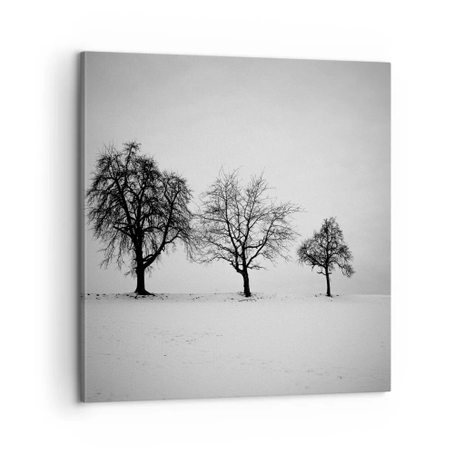 Bild auf Leinwand - Leinwandbild - Wovon träumen sie? - 60x60 cm