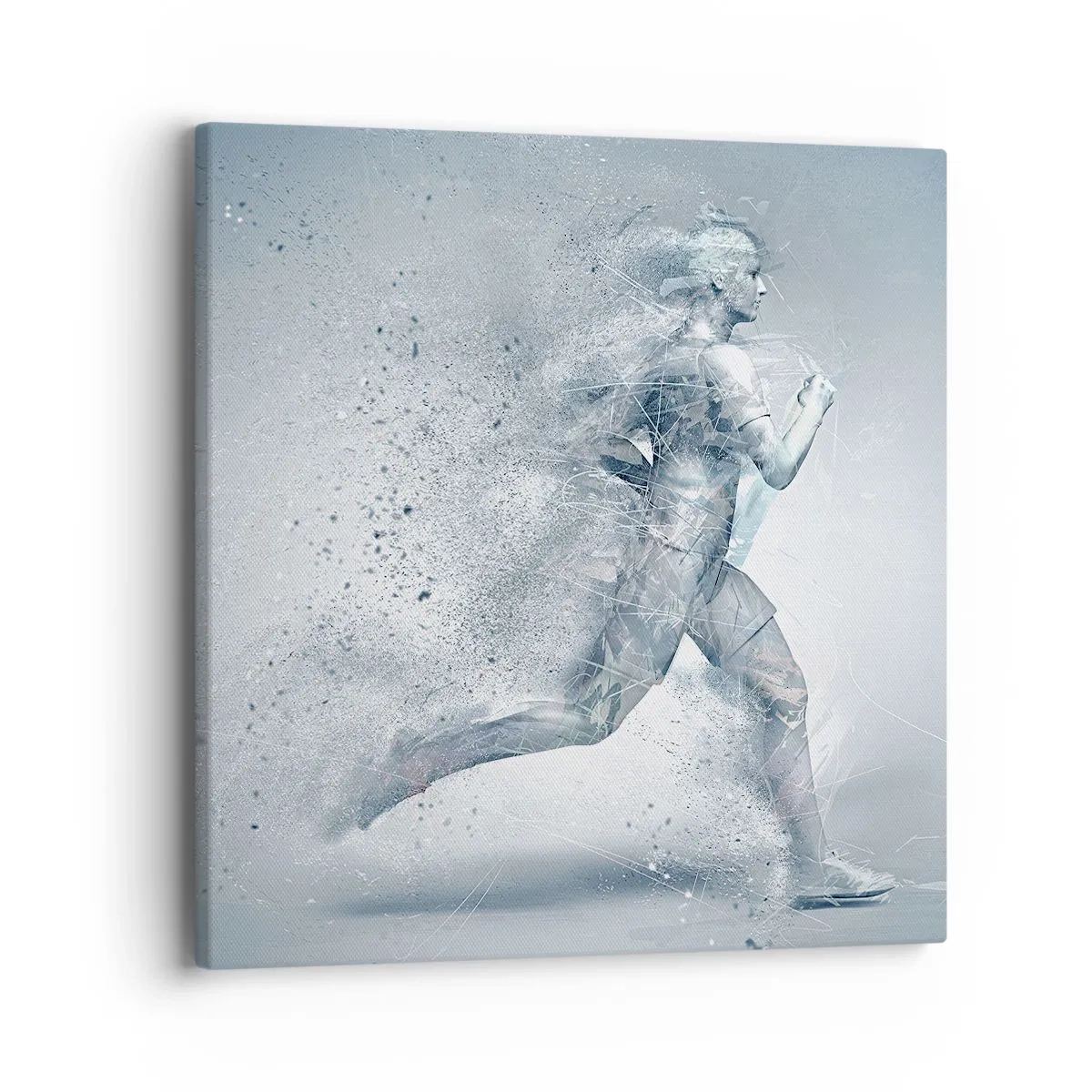 Bild auf Leinwand - Leinwandbild - Kristallklare Energie - 40x40 cm