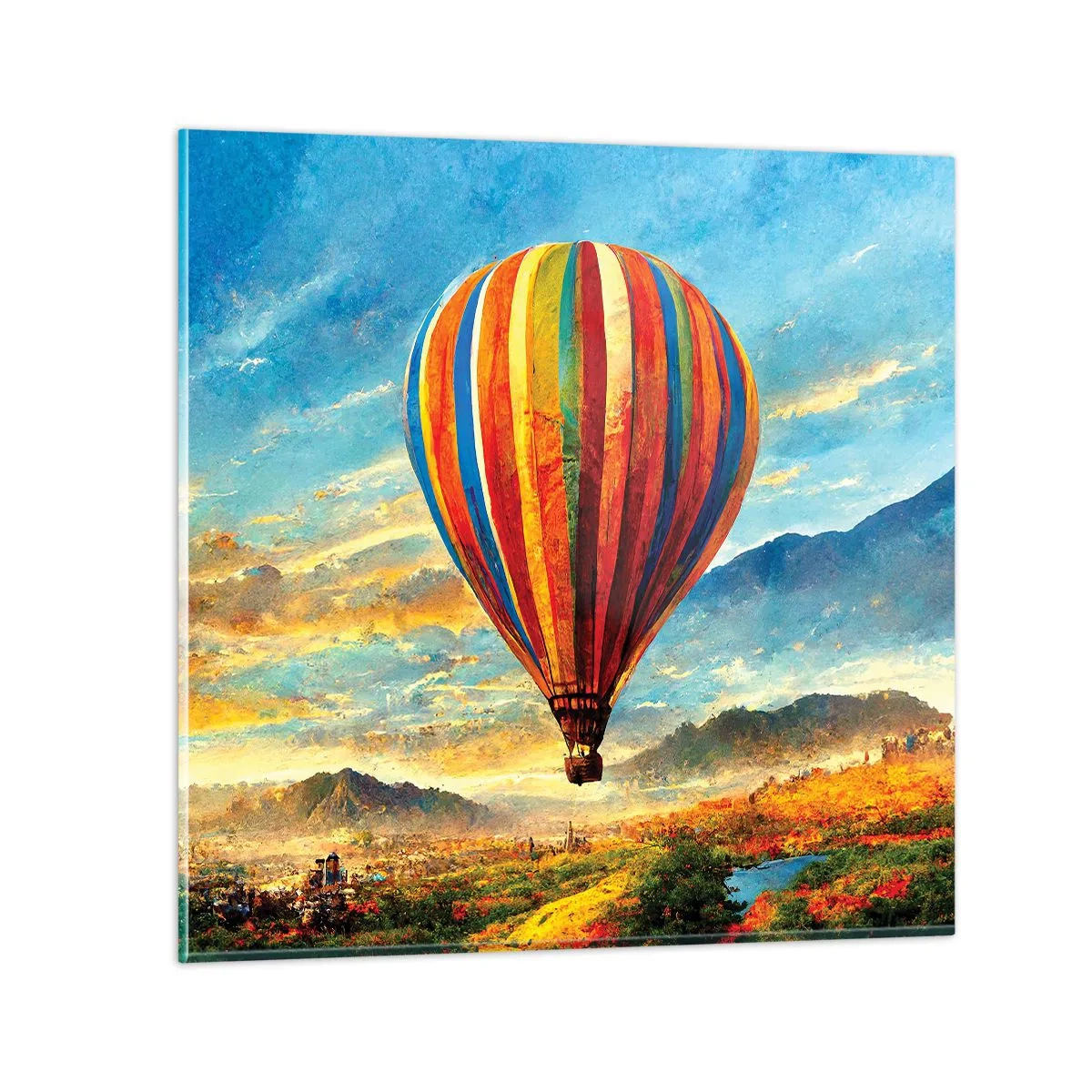 Glasbild - Bild auf glas - In der Stille sieht man mehr - 50x50 cm