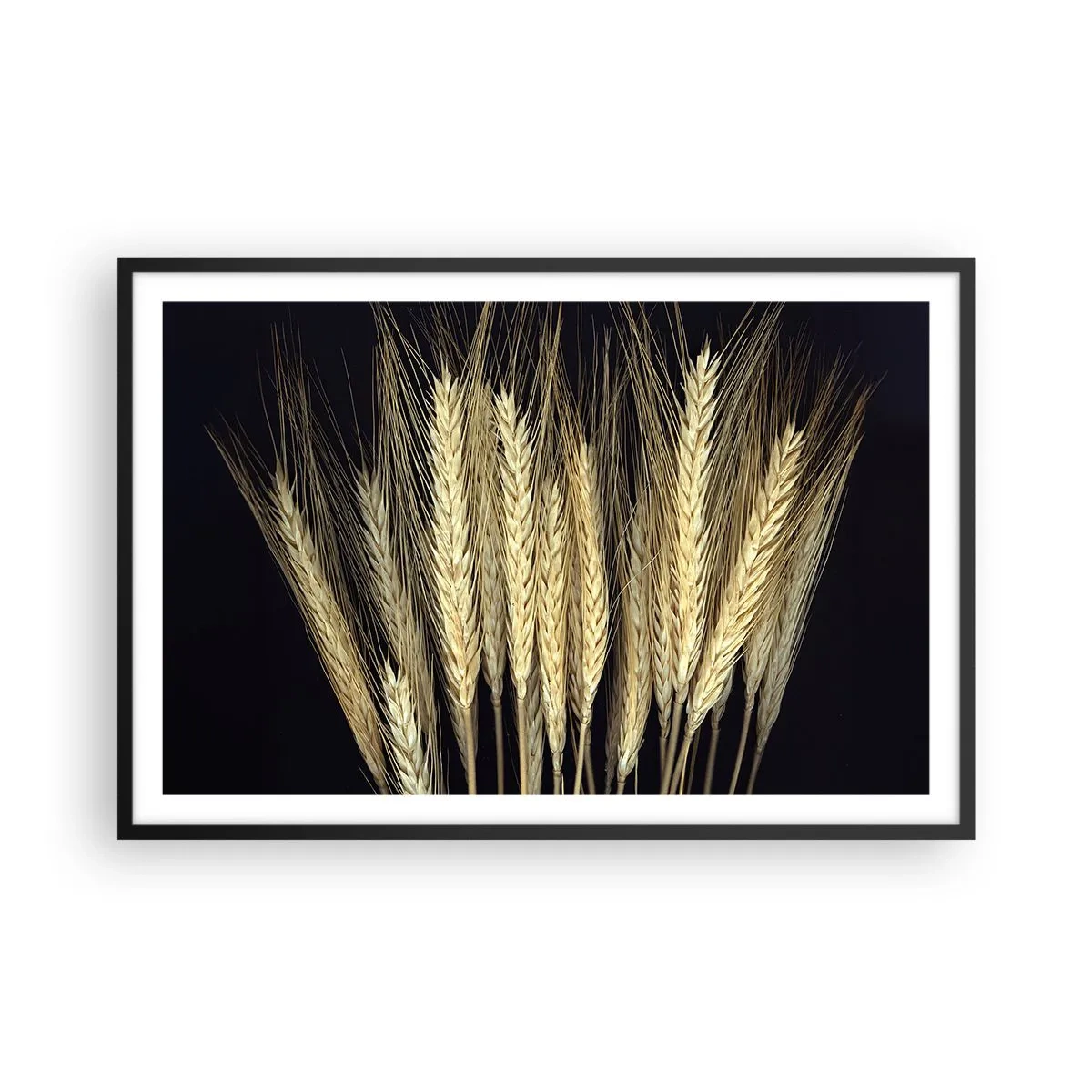 Poster in einem schwarzem Rahmen - Rustikale Magie - 91x61 cm