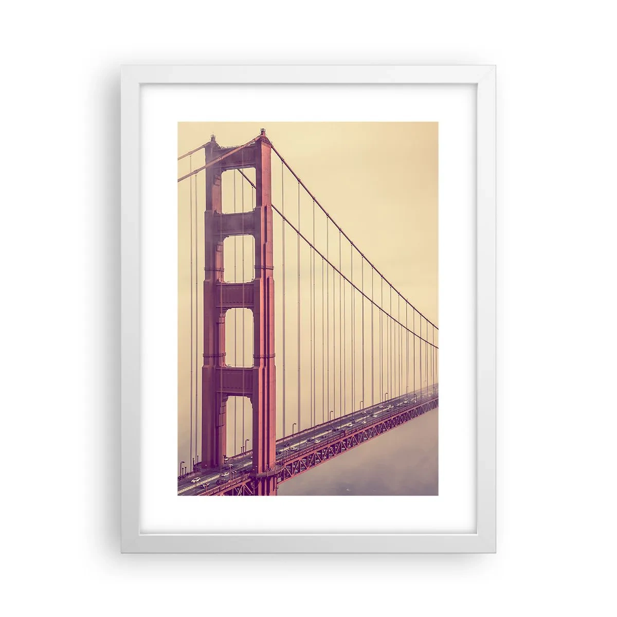 Poster in einem weißen Rahmen - Zwischen Himmel und Erde - 30x40 cm