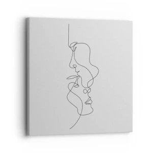 Bild auf Leinwand - Leinwandbild - Die Hitze bitterer Begierden - 30x30 cm