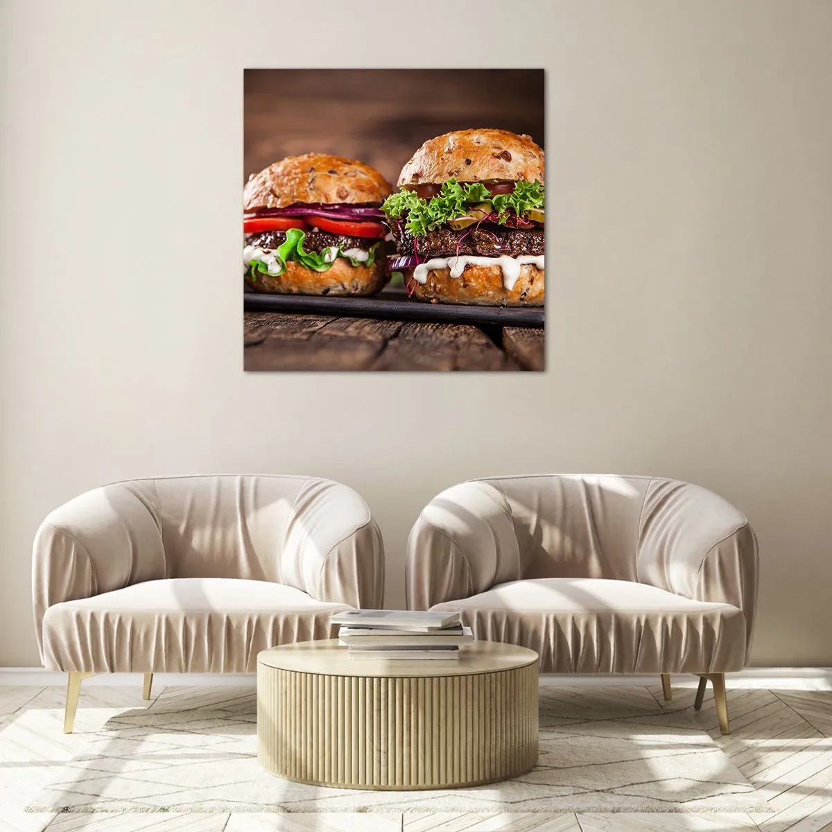 Glasbild - Bild auf glas - Amerikanischer Traum - 70x70 cm