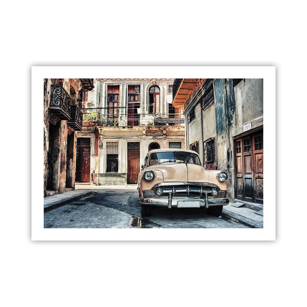 Poster - Die Siesta in Havanna - 70x50 cm