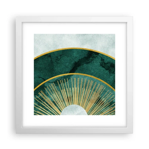 Poster in einem weißen Rahmen - Anderes Sonnensystem - 30x30 cm