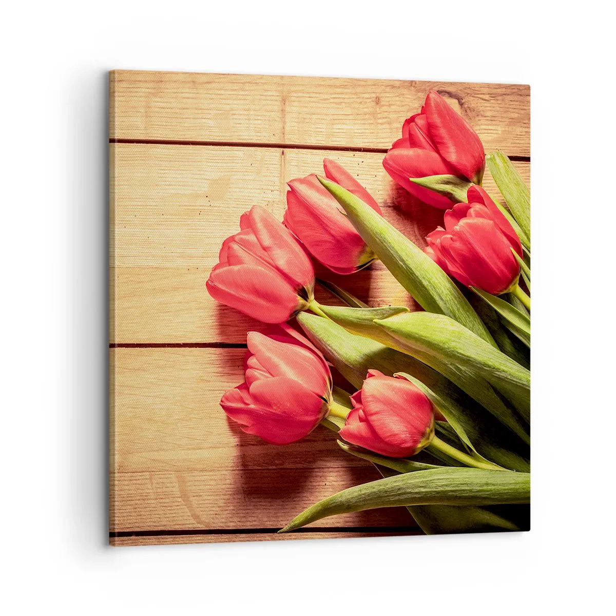 Bild auf Leinwand - Leinwandbild - Frühlingsgeständnis - 60x60 cm