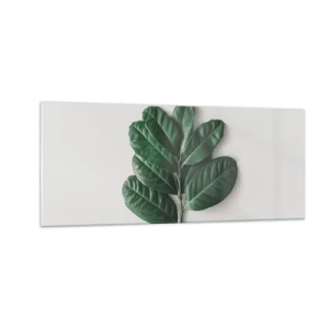 Glasbild - Bild auf glas - Eine Zeichnung purer Natur - 100x40 cm