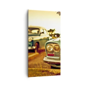 Bild auf Leinwand - Leinwandbild - Wir werden abwarten und sehen - 65x120 cm