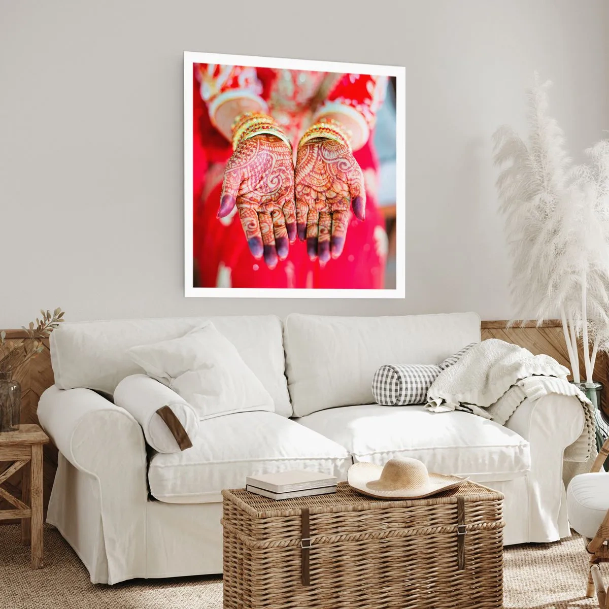 Poster - Bereit, das Glück zu fangen? - 30x30 cm