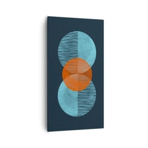 Bild auf Leinwand - Leinwandbild - Symmetrische Komposition - 55x100 cm