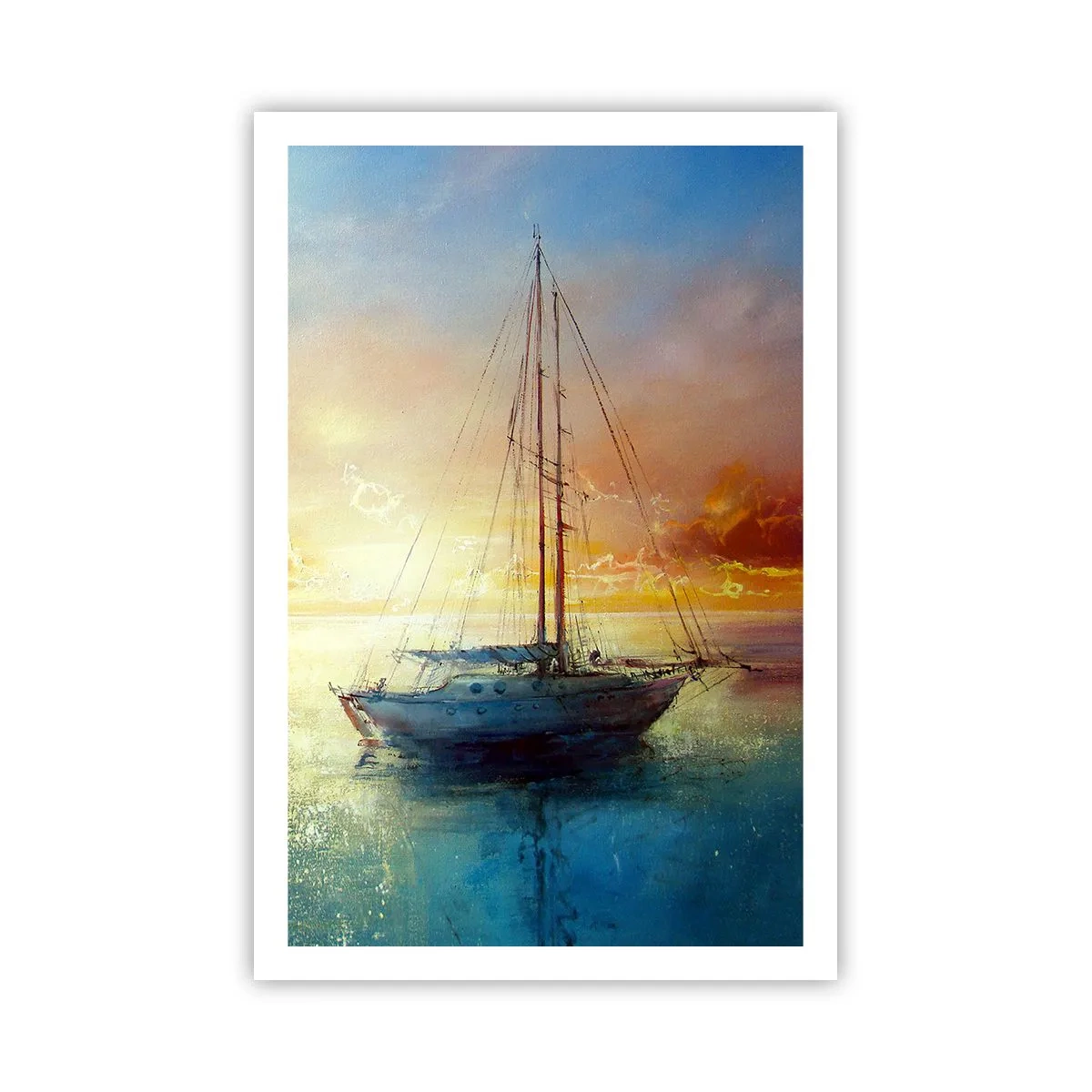 Poster - In einer goldenen Bucht - 61x91 cm