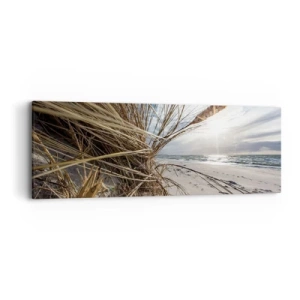 Bild auf Leinwand - Leinwandbild - Ein Treffen der Elemente der Natur - 90x30 cm