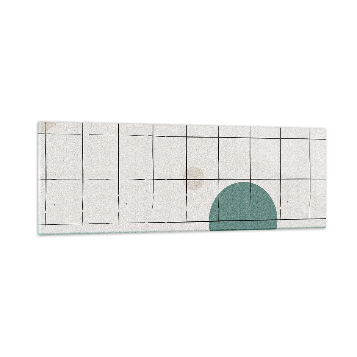 Glasbild - Bild auf glas - Gefangen. Wir oder sie? - 90x30 cm