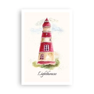 Poster - Das Wetter ringsum ist immer gut - 61x91 cm