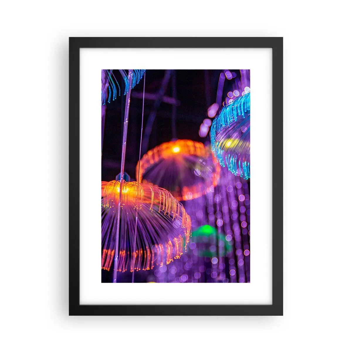 Poster in einem schwarzem Rahmen - Lichtbrunnen - 30x40 cm