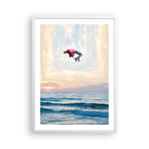 Poster in einem weißen Rahmen - In eine andere Dimension - 50x70 cm