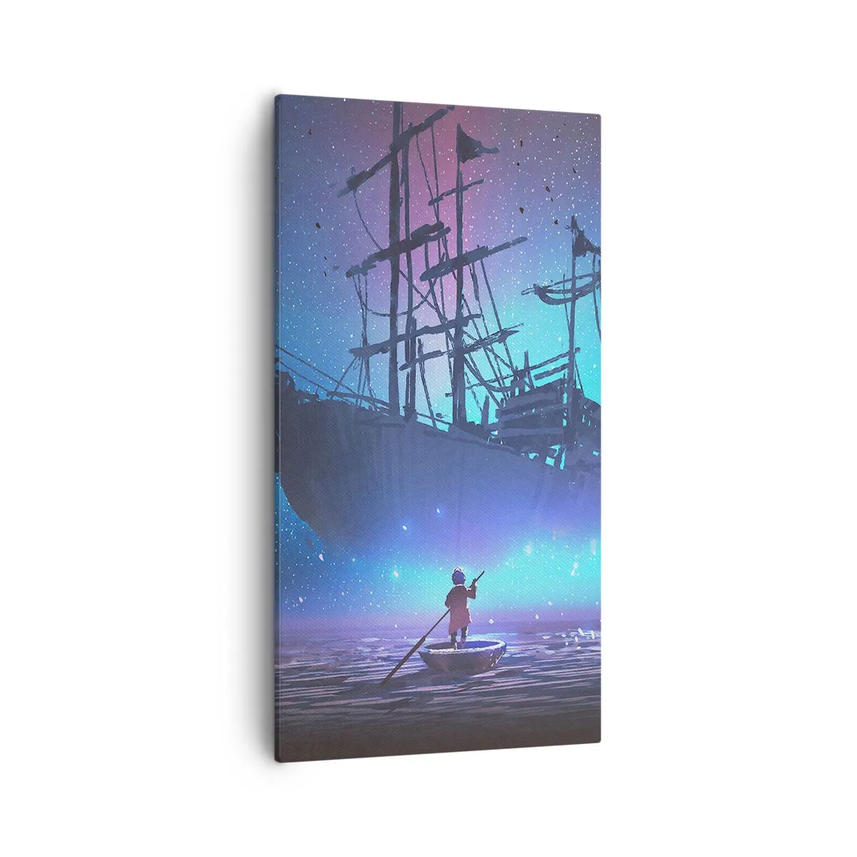 Bild auf Leinwand - Leinwandbild - Begegnung mit dem Mythos des Meeres - 55x100 cm