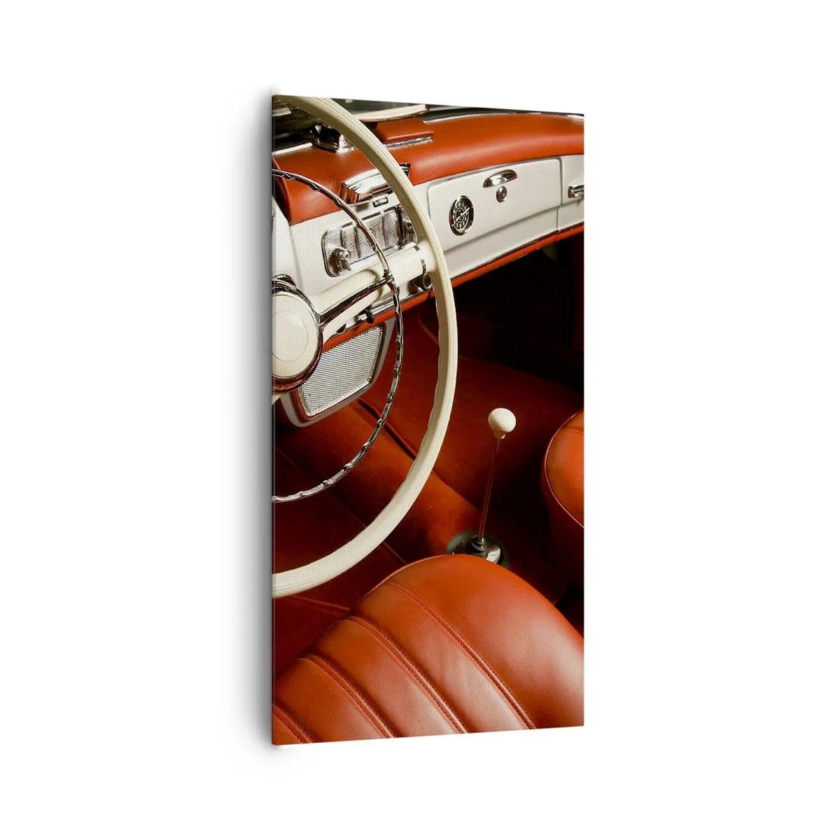 Bild auf Leinwand - Leinwandbild - Luxus im Vintagestil - 65x120 cm