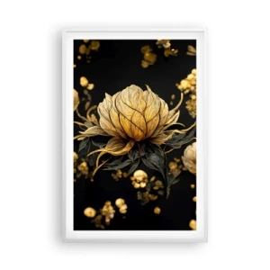 Poster in einem weißen Rahmen - Subtile Zerbrechlichkeit - 61x91 cm