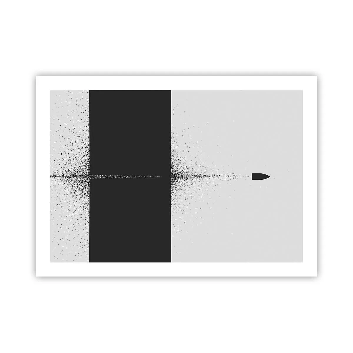 Poster - Direkt zum Ziel - 70x50 cm