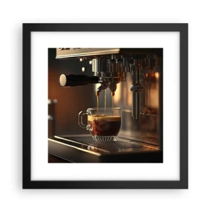 Poster in einem schwarzem Rahmen - Sinnliche Mischung - 30x30 cm