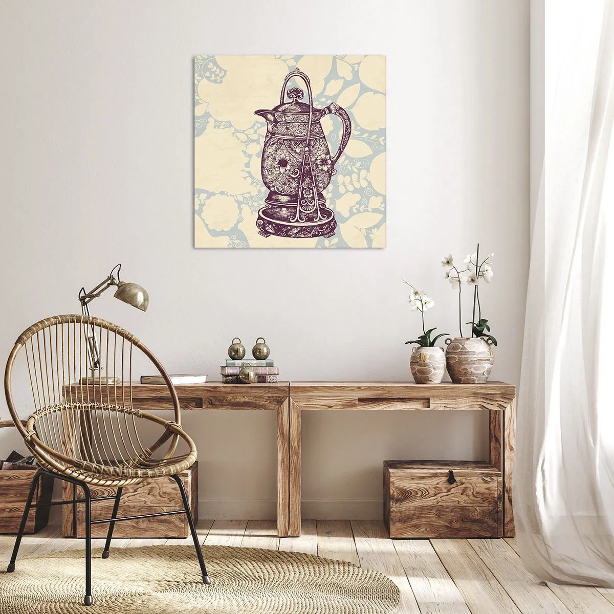 Bild auf Leinwand - Leinwandbild - Schönheit des Alltags - 70x70 cm