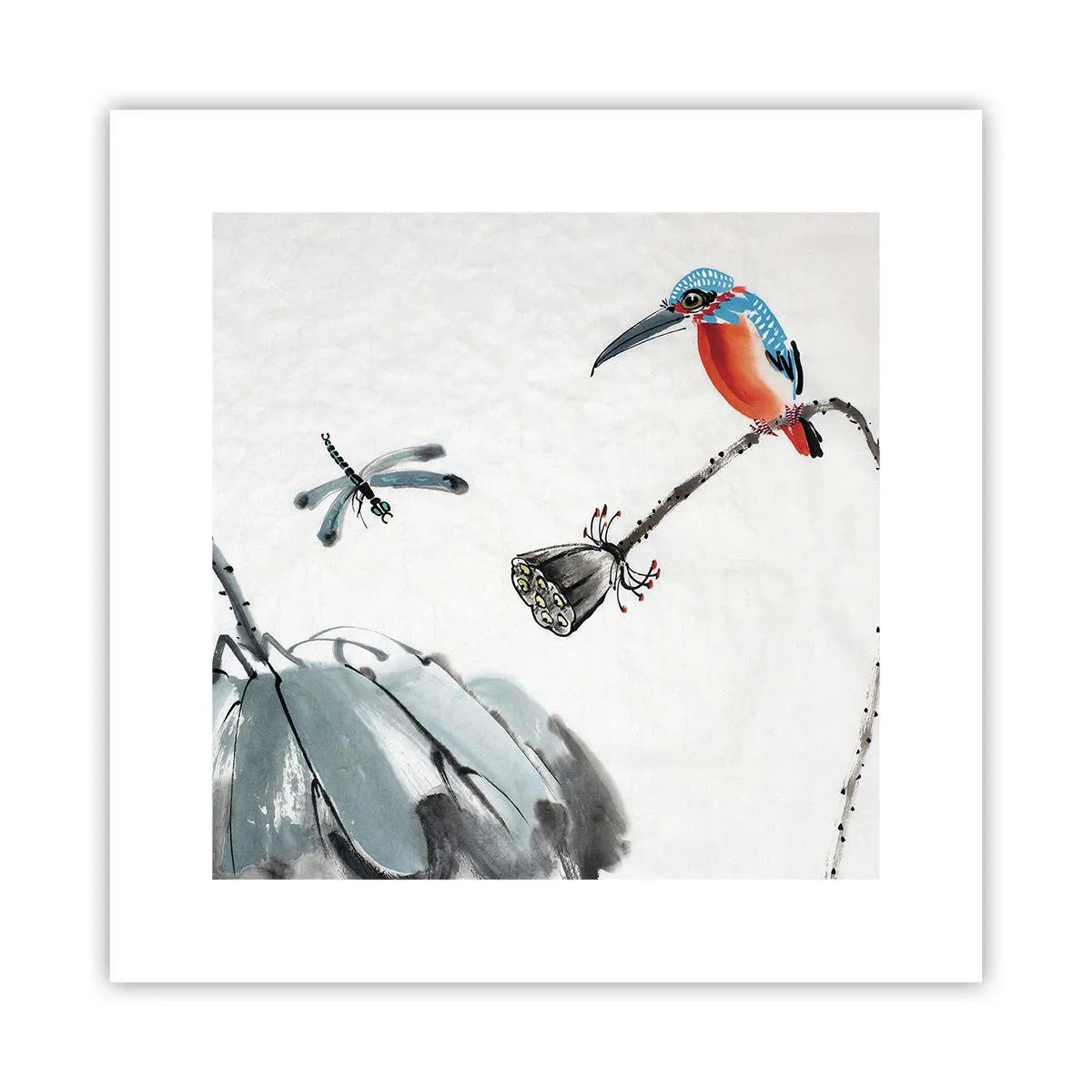 Poster - Das Leben der Wiese - 30x30 cm