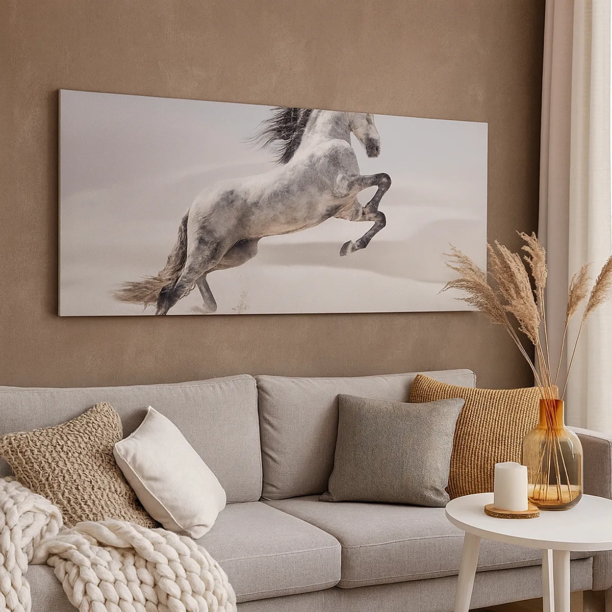 Bild auf Leinwand - Leinwandbild - Arabischer Prinz - 30x30 cm