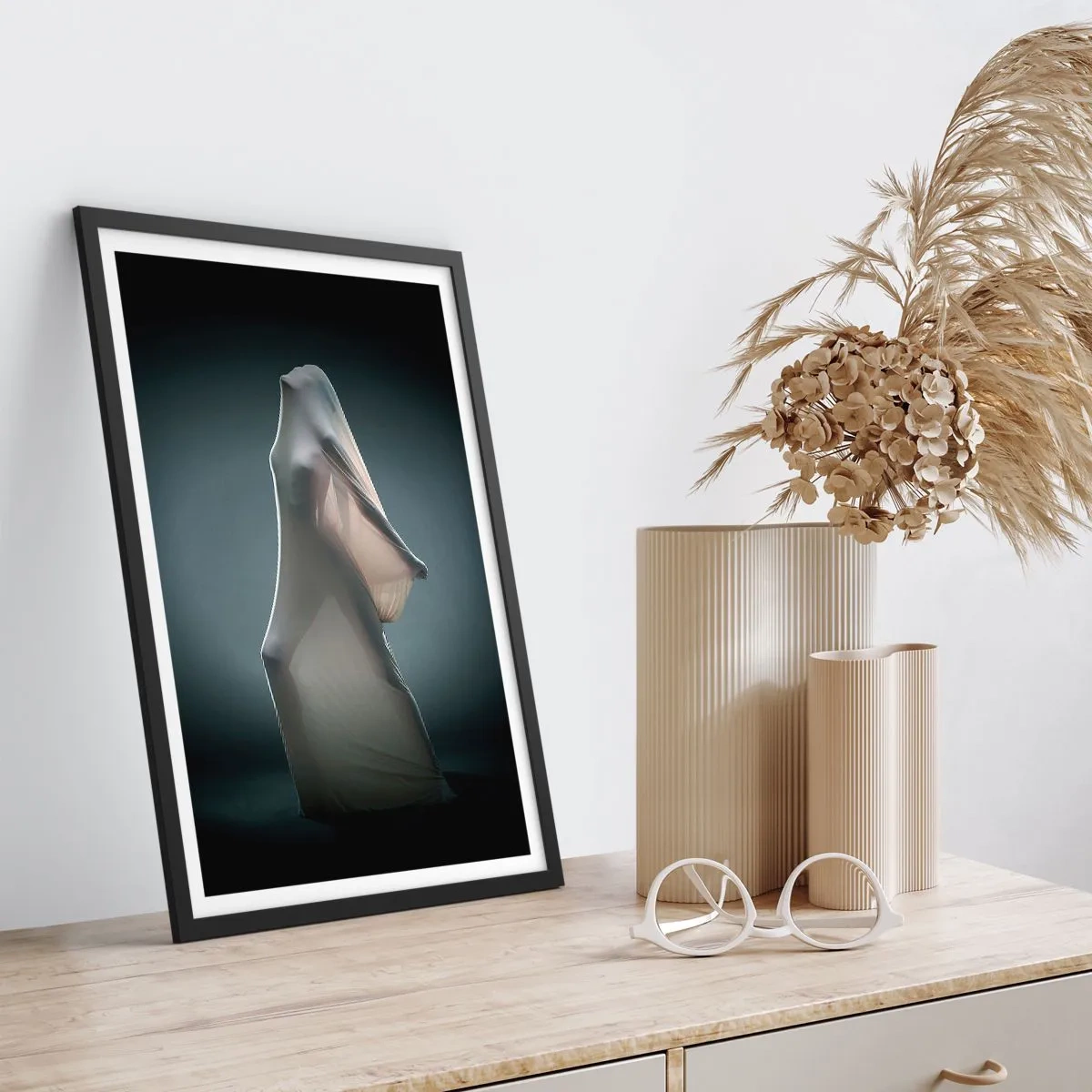 Poster in einem schwarzem Rahmen - Versteckte Wünsche - 40x50 cm