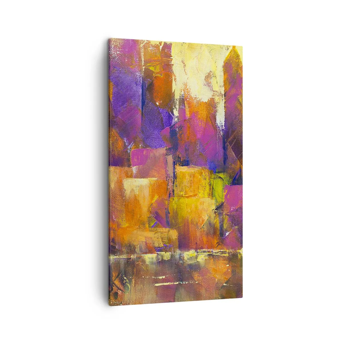 Bild auf Leinwand - Leinwandbild - Metropolitische Komposition - 45x80 cm