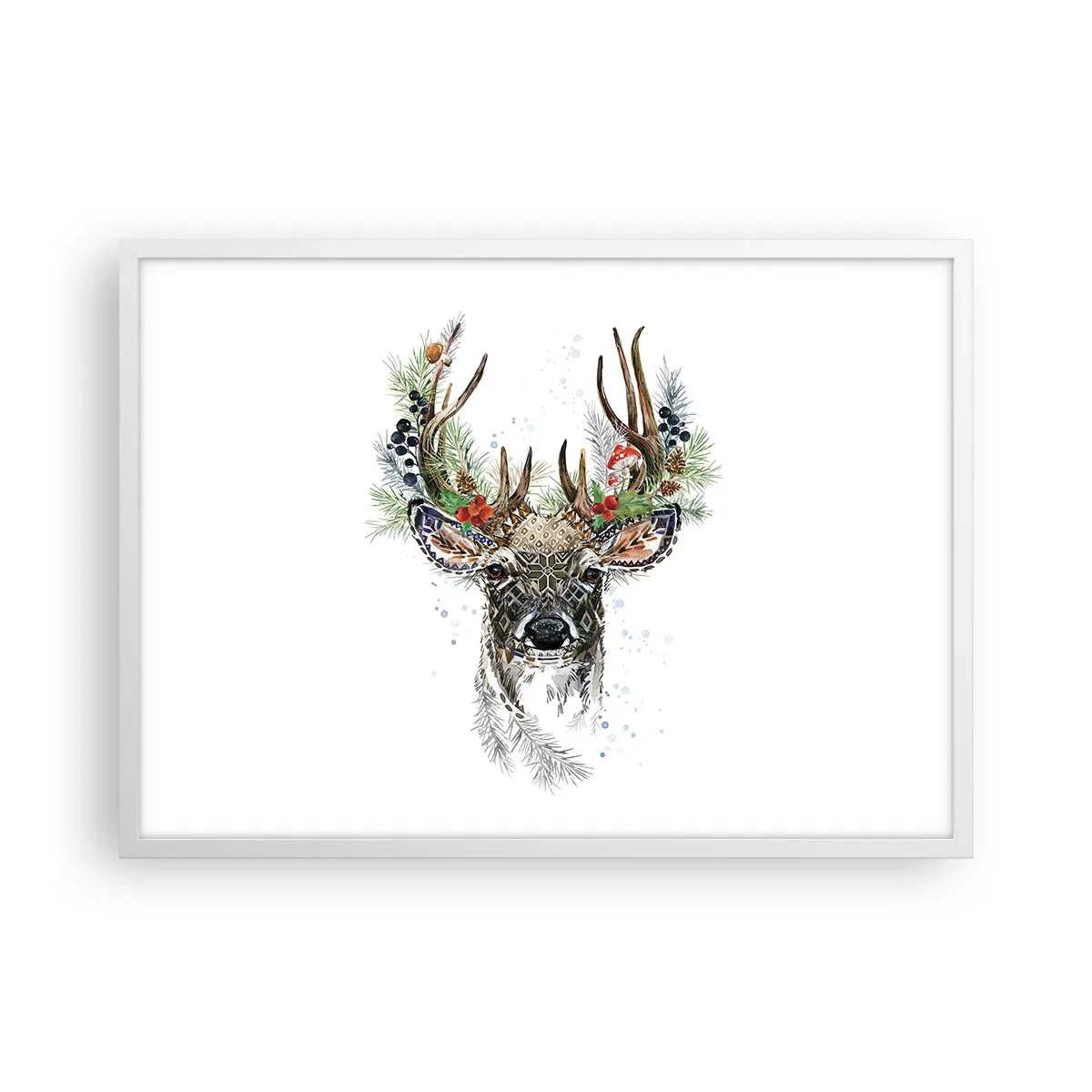 Poster in einem weißen Rahmen - Im festlichen Gewand - 70x50 cm