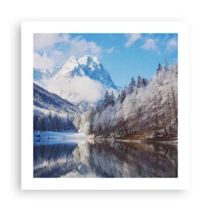 Poster - Schneefang - 50x50 cm